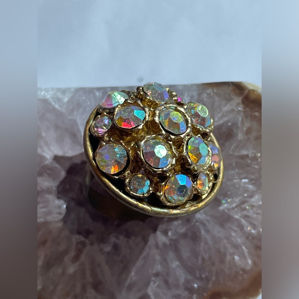 Rhinestone Statement Ring